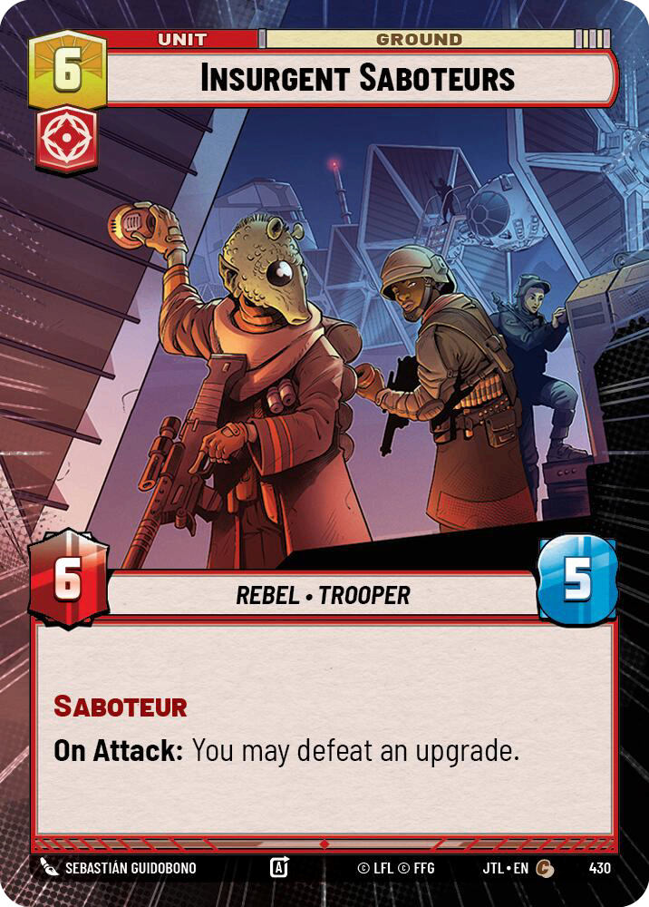 【JTL430/EN】Insurgent Saboteurs (Hyperspace)