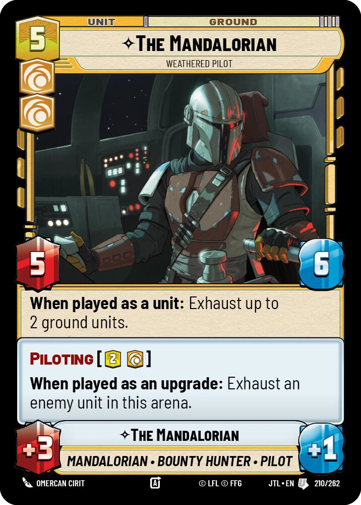 【JTL210/EN】The Mandalorian - Weathered Pilot