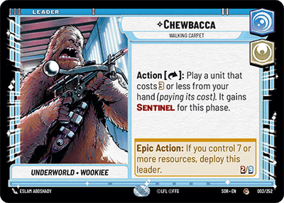 【傷あり特価】【SOR003/EN】Chewbacca - Walking Carpet