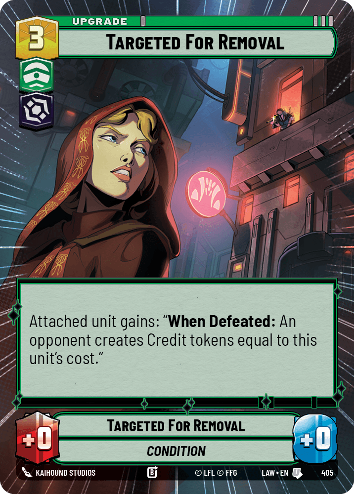 【LAW405/EN】Targeted For Removal (Hyperspace)