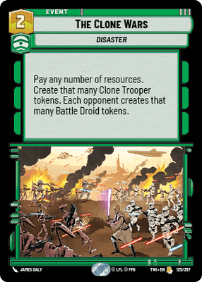 【傷あり特価】【TWI125/EN】The Clone Wars(FOIL)