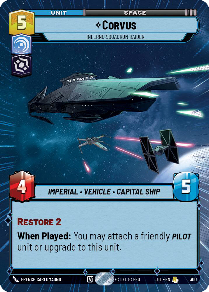 【JTL300/EN】Corvus - Inferno Squadron Raider(Hyperspace)