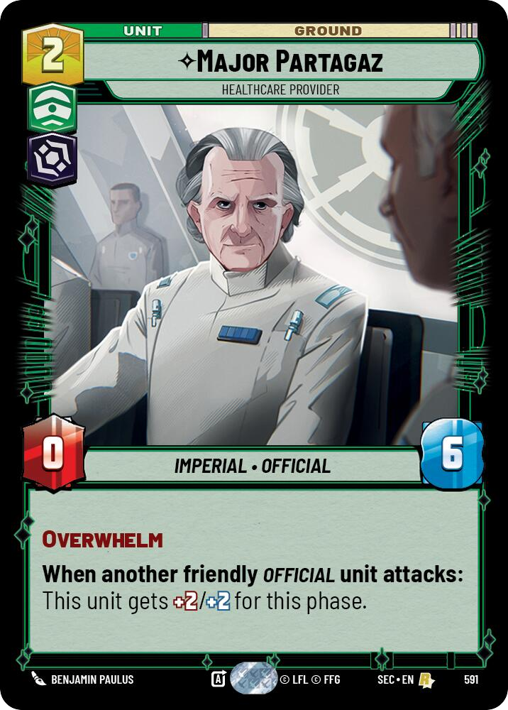 【SEC0591/EN】Major Partagaz - Healthcare Provider (Foil)