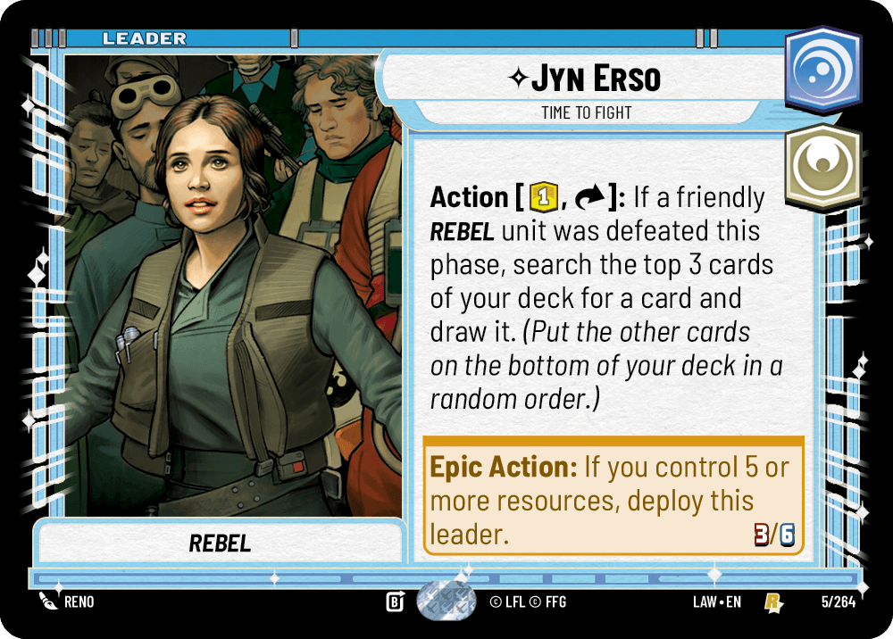 【LAW005/EN】Jyn Erso - Time to Fight
