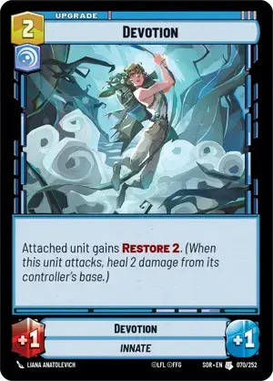 【傷あり特価】【SOR070/EN】Devotion(FOIL)