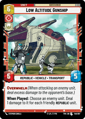 【傷あり特価】【TWI149/EN】Low Altitude Gunship