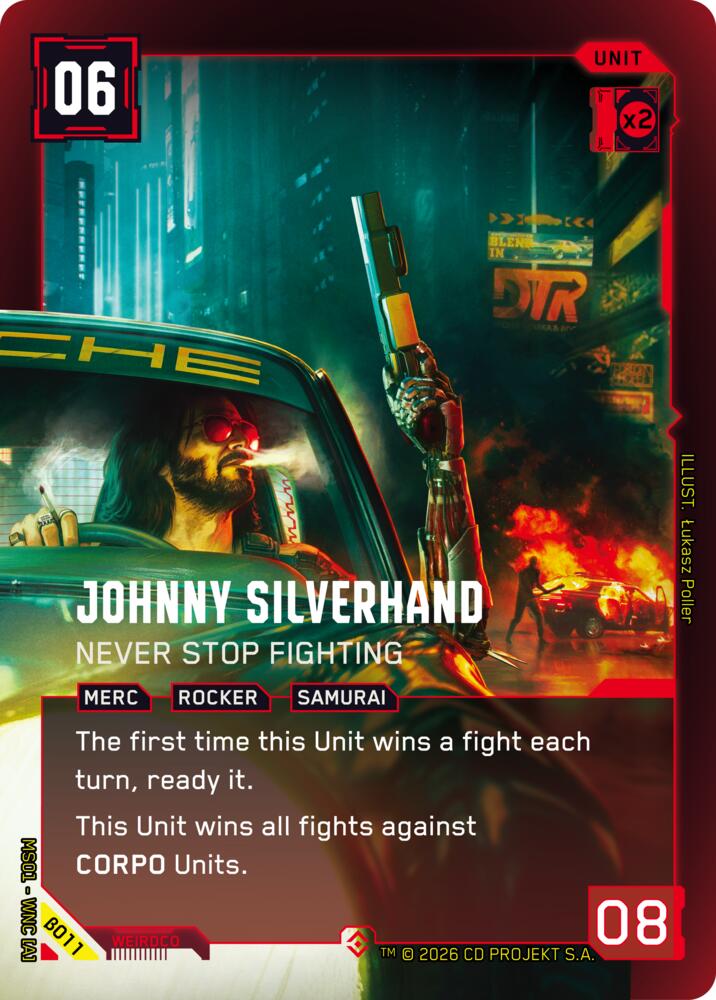 【WNCBβ011/EN】Johnny Silverhand: Never Stop Fighting