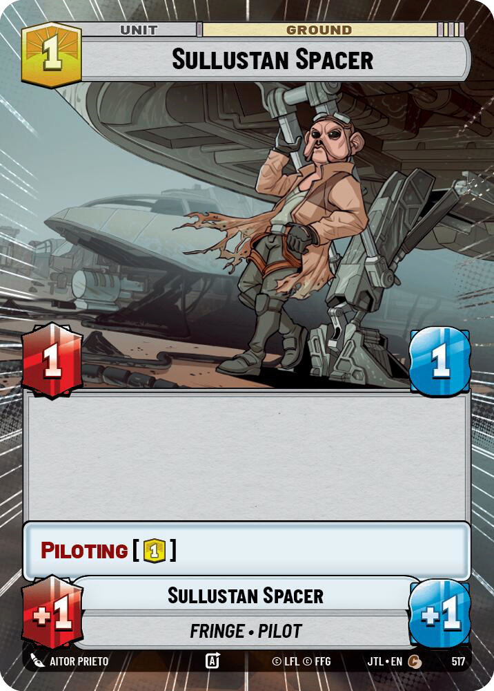 【JTL989/EN】Sullustan Spacer (HYPERSPACE/FOIL)