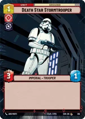 【傷あり特価】【SOR392/EN】Death Star Stormtrooper (HYPERSPACE/FOIL)
