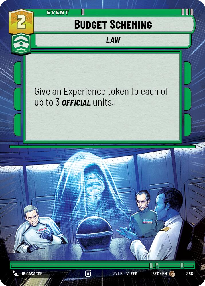 【SEC0388/EN】Budget Scheming (Hyperspace)