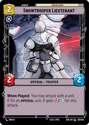 【傷あり特価】【SOR227/EN】Snowtrooper Lieutenant