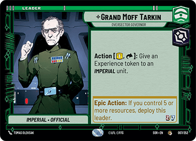 【傷あり特価】【SOR007/EN】Grand Moff Tarkin - Oversector Governor
