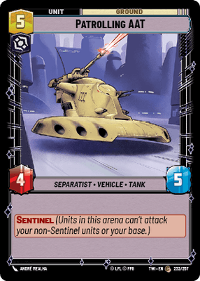【傷あり特価】【TWI232/EN】Patrolling AAT