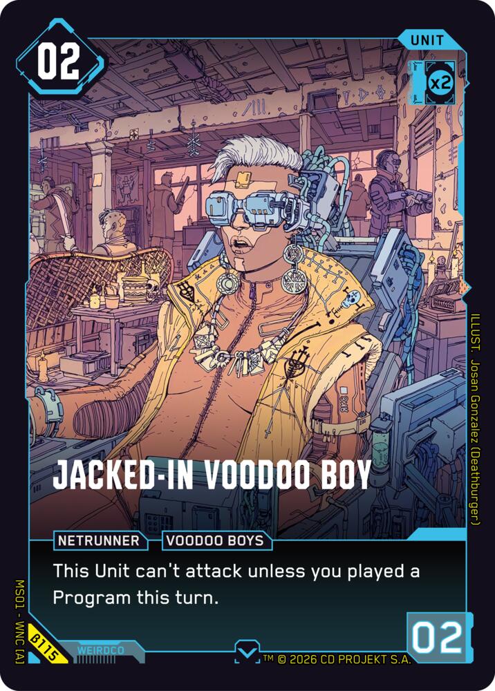 【WNCBβ115/EN】Jacked-In Voodoo Boy