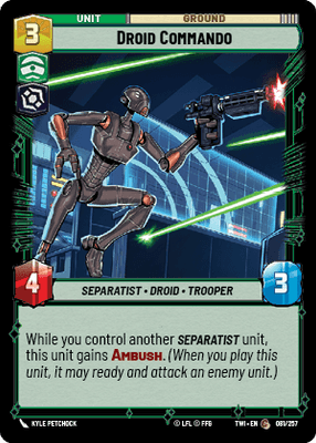 【傷あり特価】【TWI081/EN】Droid Commando