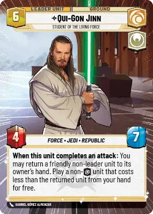 【LOF280/EN】Qui-Gon Jinn - Student of the Living Force(Hyperspace)