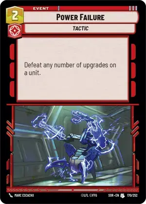 【傷あり特価】【SOR170/EN】Power Failure(FOIL)