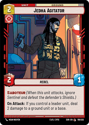 【傷あり特価】【SOR158/EN】Jedha Agitator
