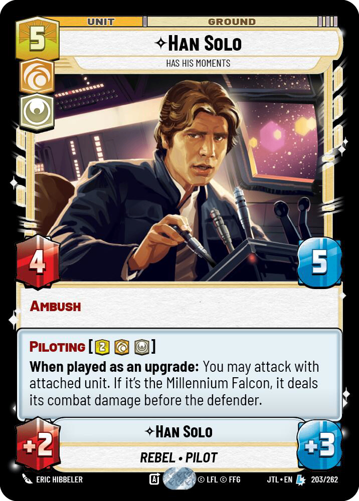 【JTL701/EN】Han Solo - Has His Moments(Foil)