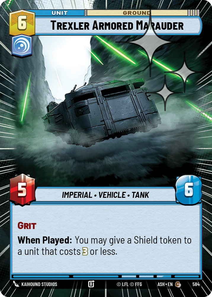【ASH584/EN】Trexler Armored Marauder (Hyperspace/Foil)