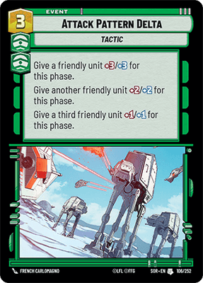 【傷あり特価】【SOR106/EN】Attack Pattern Delta