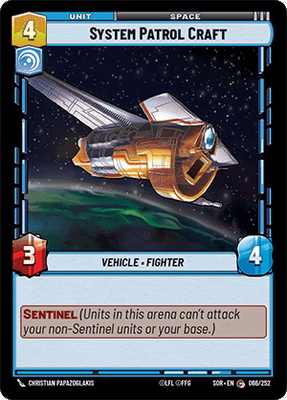 【傷あり特価】【SOR066/EN】System Patrol Craft