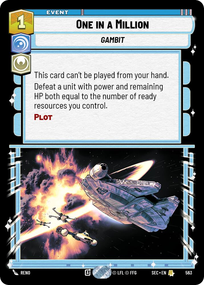 【SEC0563/EN】One in a Million (Foil)