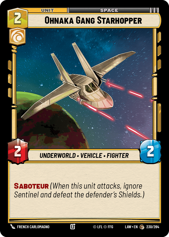 【LAW230/EN】Ohnaka Gang Starhopper