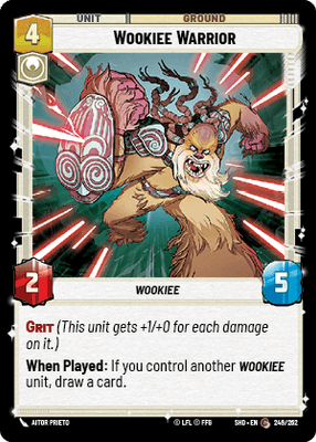 【傷あり特価】【SHD249/EN】Wookiee Warrior