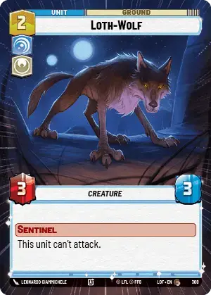 【LOF784/EN】Loth-Wolf(Hyperspace/Foil)