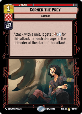 【傷あり特価】【TWI139/EN】Corner the Prey