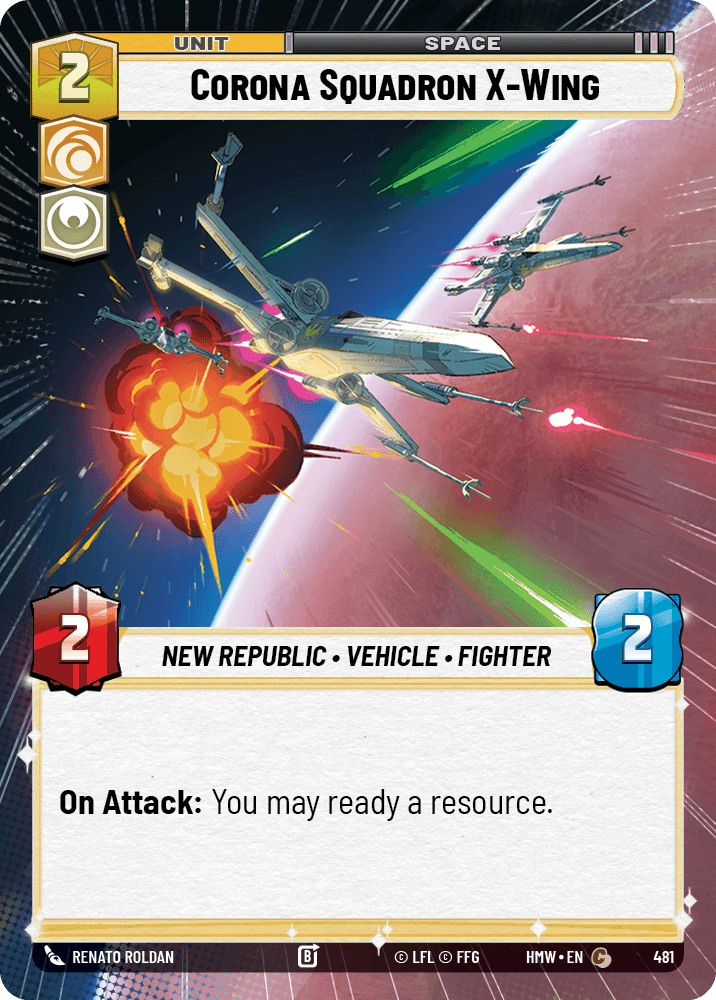 【HMW481/EN】Corona Squadron X-Wing(HYPERSPACE)