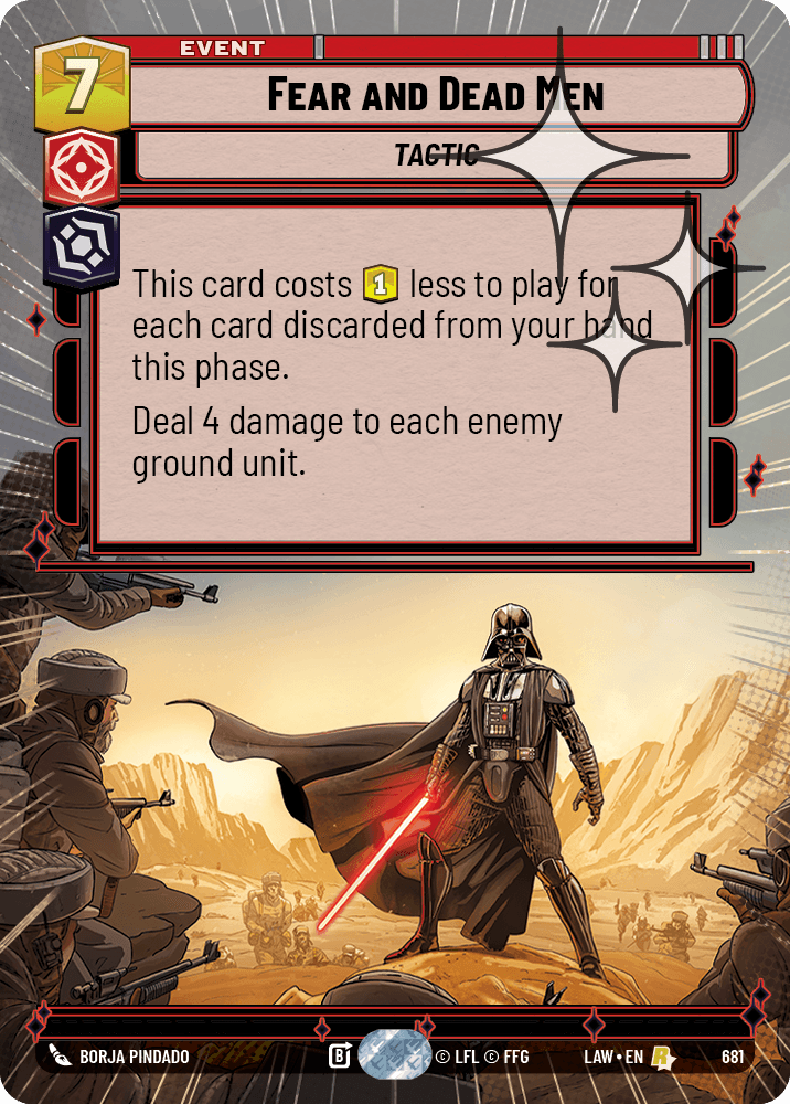 【LAW681/EN】Fear and Dead Men (Hyperspace/Foil)