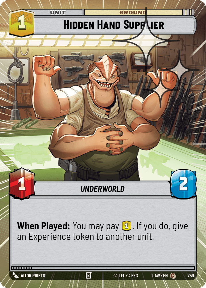 【LAW759/EN】Hidden Hand Supplier (Hyperspace/Foil)