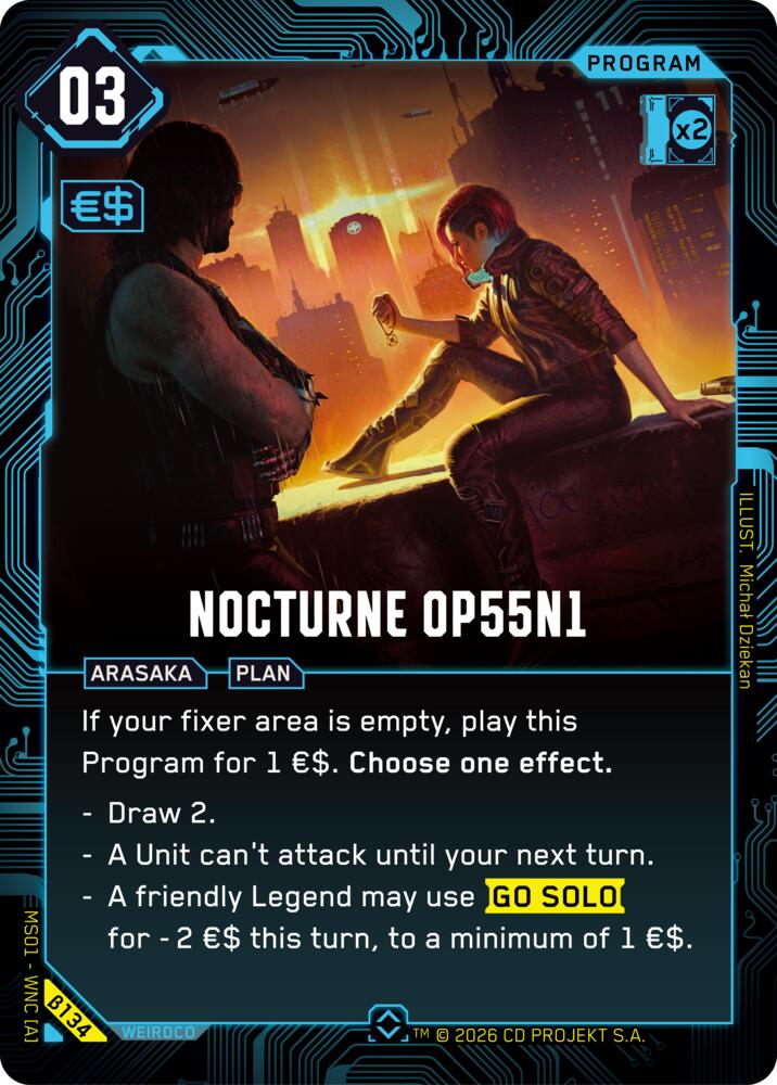【WNCBβ134/EN】Nocturne OP55 N1