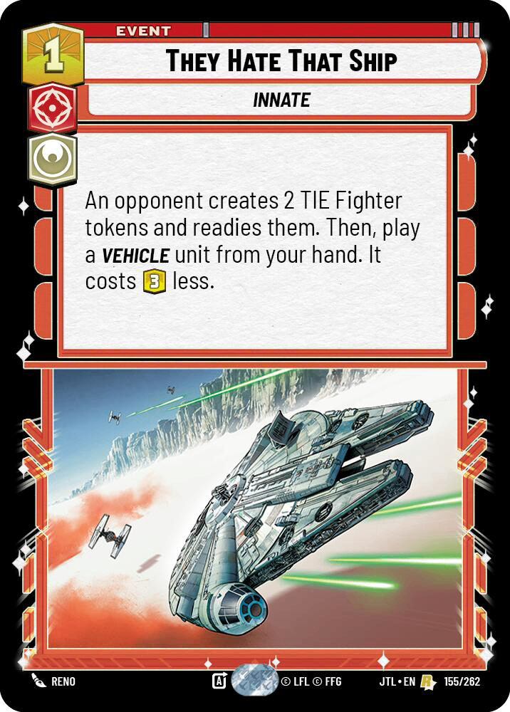 【JTL653/EN】They Hate That Ship(Foil)