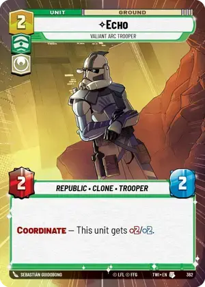 【傷あり特価】【TWI362/EN】Echo - Valiant ARC Trooper(HYPERSPACE)