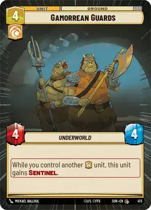 【傷あり特価】【SOR473/EN】Gamorrean Guards (HYPERSPACE)