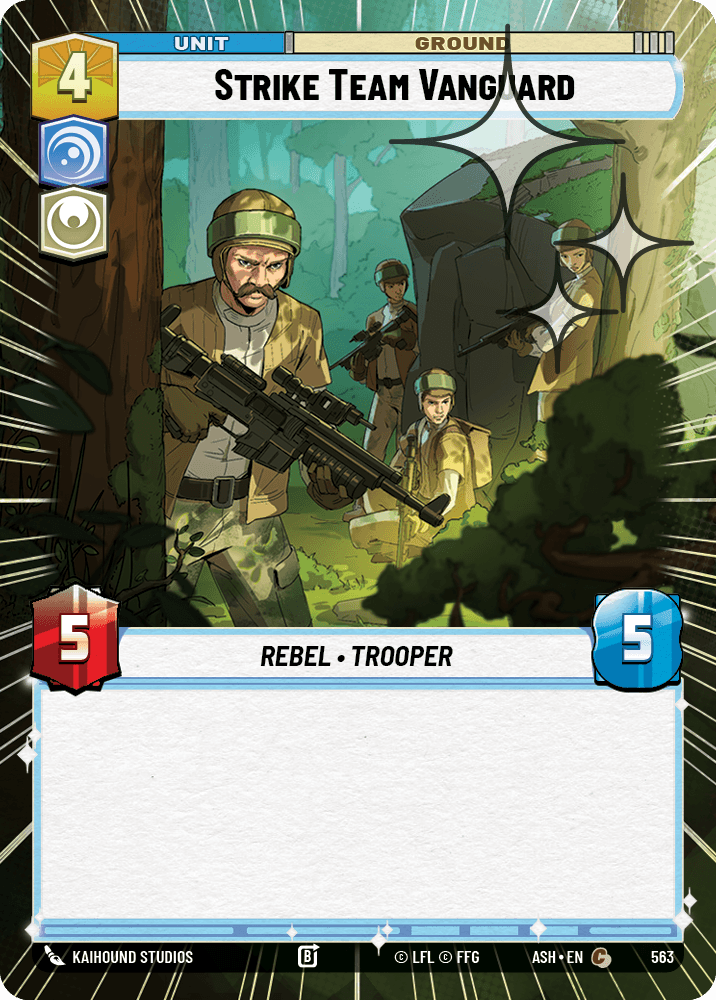 【ASH563/EN】Strike Team Vanguard (Hyperspace/Foil)