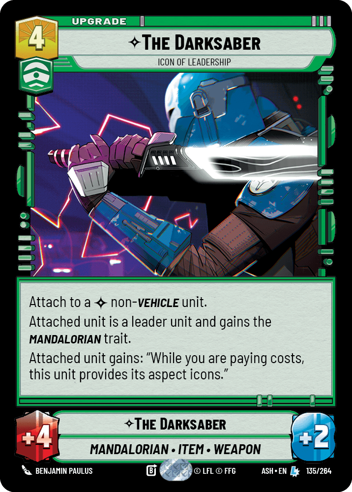 【ASH135/EN】The Darksaber - Icon of Leadership