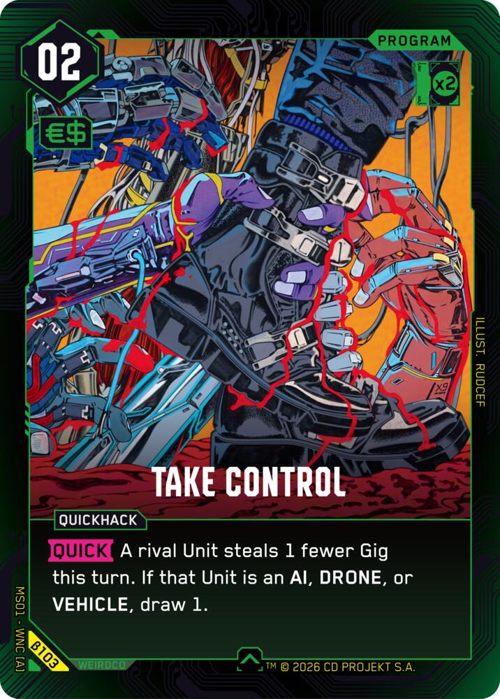 【WNCBβ103/EN】Take Control