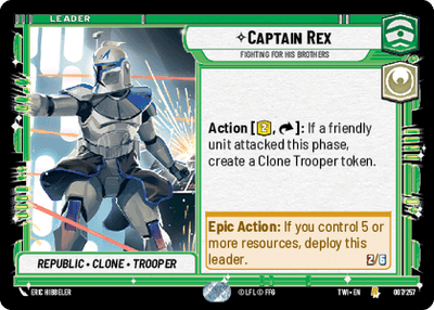 【傷あり特価】【TWI007/EN】Captain Rex - Fighting For His Brothers