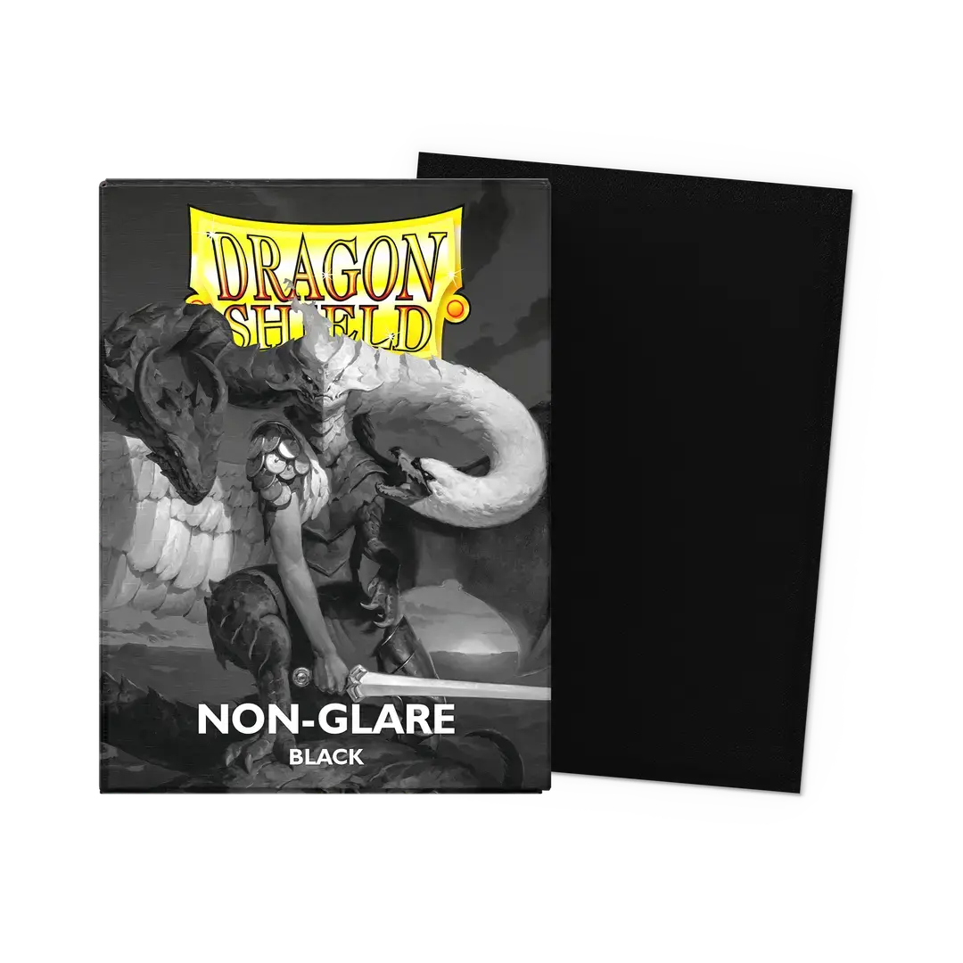 【Dragon Shield】Matte Non Glare - BLACK(スタンダードサイズ/100枚入り)※配送方法はゆうパックをご選択ください
