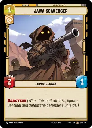 【SOR205/EN】Jawa Scavenger(FOIL)