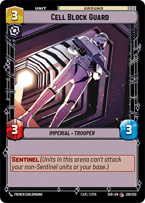 【傷あり特価】【SOR229/EN】Cell Block Guard
