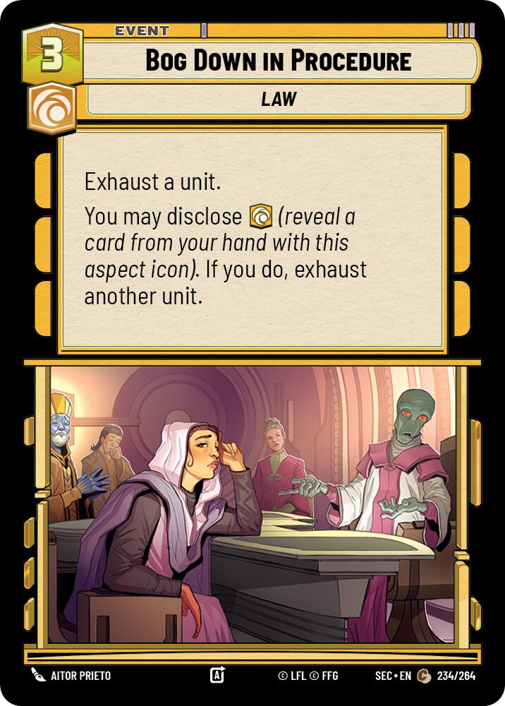 【SEC0234/EN】Bog Down in Procedure
