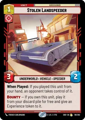 【SHD161/EN】Stolen Landspeeder (FOIL)