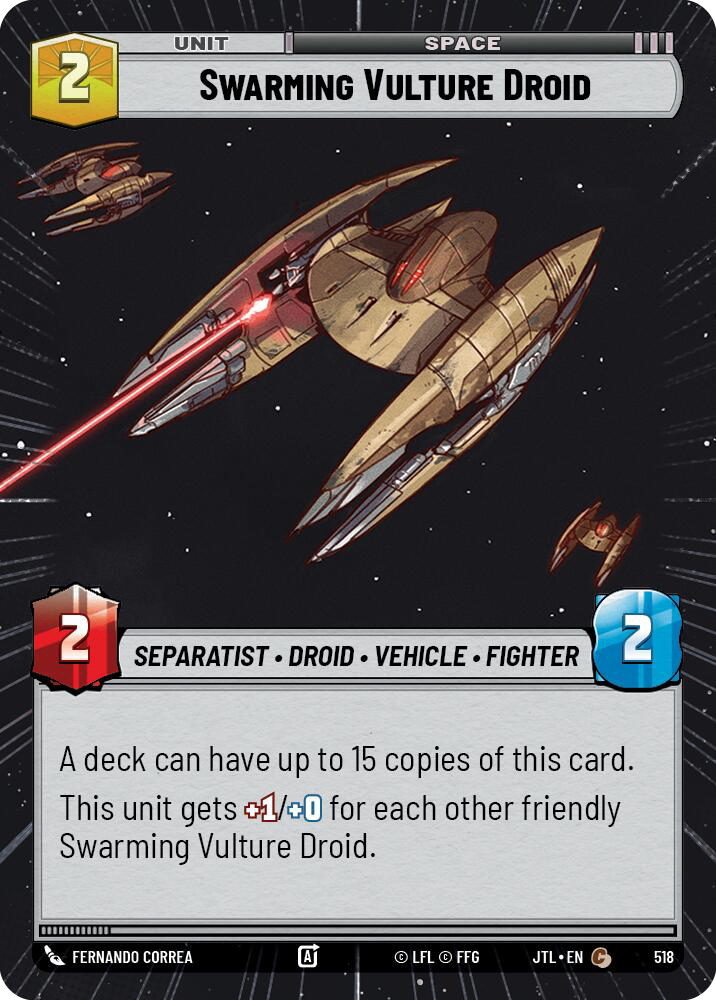 【JTL518/EN】Swarming Vulture Droid (Hyperspace)