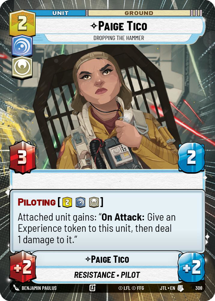 【JTL780/EN】Paige Tico - Dropping the Hammer (HYPERSPACE/FOIL)