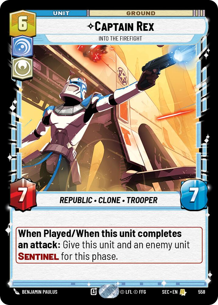 【SEC0558/EN】Captain Rex - Into the Firefight (Foil)